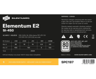 SilentiumPC Elementum E2 450W 80 Plus (BULK) - 421617 - zdjęcie 7